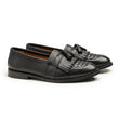 Carlos Black Tassel Loafer Mens | Handmade