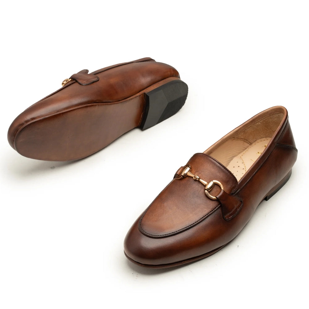 Patrick Brown Classic Formal Leather Loafers