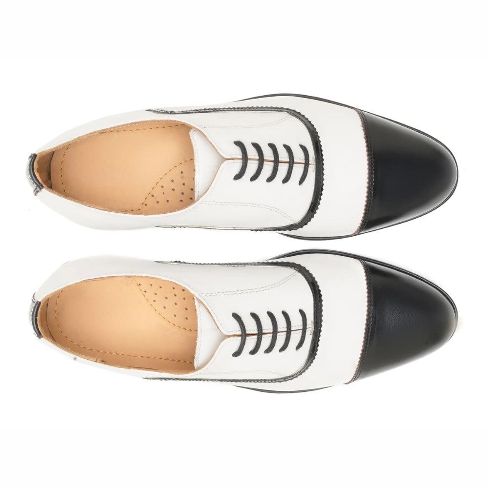 Blano Gatsby Mens Two Tone Oxford Shoes | Handmade