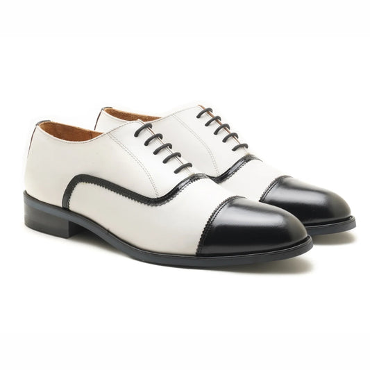 Blano Gatsby Mens Two Tone Oxford Shoes | Handmade