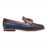 Orca Two tone Brown Tassel Leather Loafers